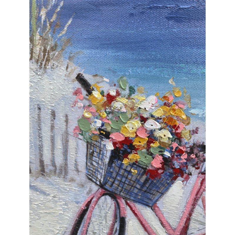 Beach - Wrapped Canvas Painting