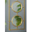 Miroir mural 3 pièces dans un cadre rectangulaire doré, décoration murale pour le salon de la chambre à coucher, 43 po x 16 po