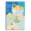  «Tablescape Lemons» par Courtney Prahl, art mural en verre acrylique, 12 po x 16 po