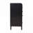 Sideboard Buffet Cabinet, Modern Black Steel Frame with Tempered Glass Doors, Flip Top &amp; Shelves | Steel | Tempered Glass