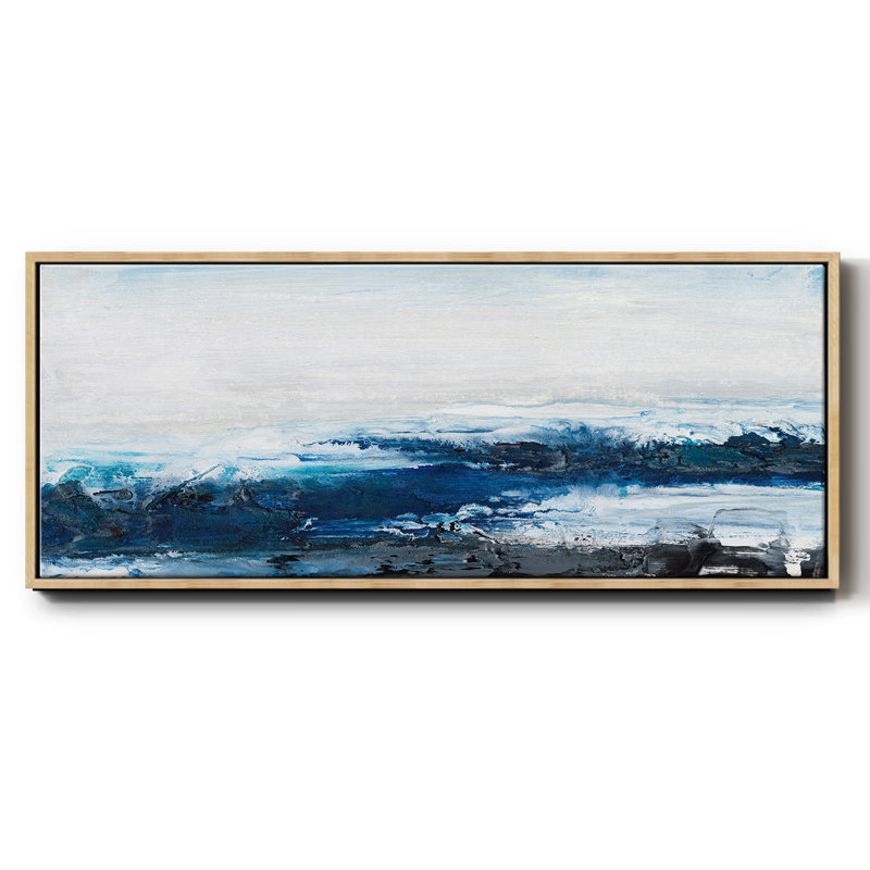 Mysterious Sea I- Framed Canvas