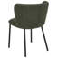 Mina 40cm H Velvet Upholstered Metal Full Back Side Chair-100023822