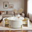 Table basse moderne avec 2 grands tiroirs Modern