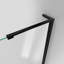 DreamLine Unidoor-LS 58 - l 59 po x H 72 po sans cadre porte de douche à charnière avec barre en L noir mat-121873514-122567576