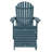 Anette Outdoor Adirondack Chair With Ottoman-910188875