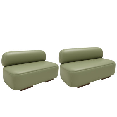 Banc rembourré en similicuir