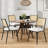Fabric Upholstered Side Dining Chairs-2120704264