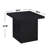 Square Engineered Laminate End Table In Black