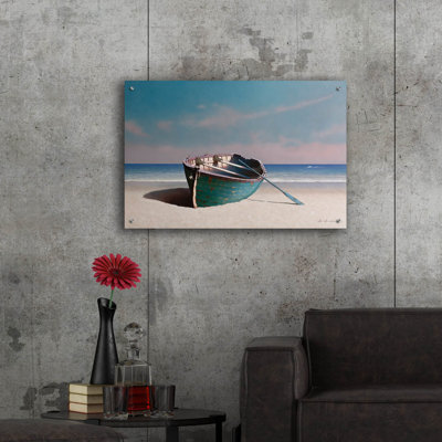 «Solitaire» par Zhen-Huan Lu, art mural en verre acrylique