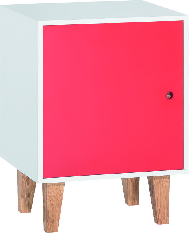Aleana End Table, Red