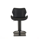 Corrie Swivel Upholstered Adjustable Height Counter Stool with Metal Frame