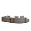 Upholstered Curved Sectional-1725265037