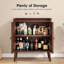 Crédence décorée en rotin - Buffet avec bar et rangement Buffet-2101403840