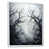 White Floater Framed