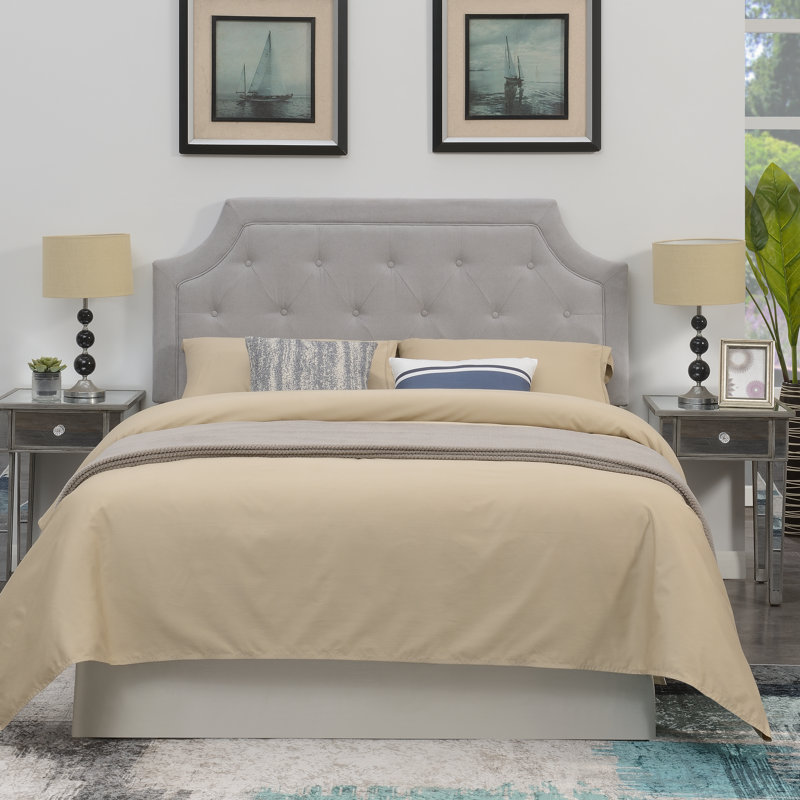 Cyrenna Letemps Queen Upholstered Panel Headboard