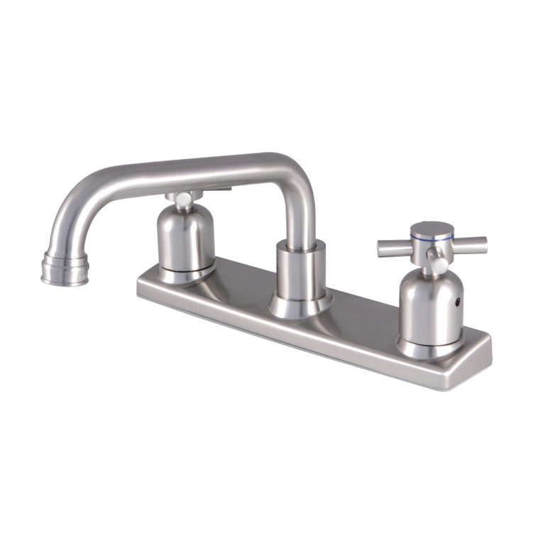 Kingston Brass Concord Two-Handle 2-Hole 8" Centerset Kitchen Faucet