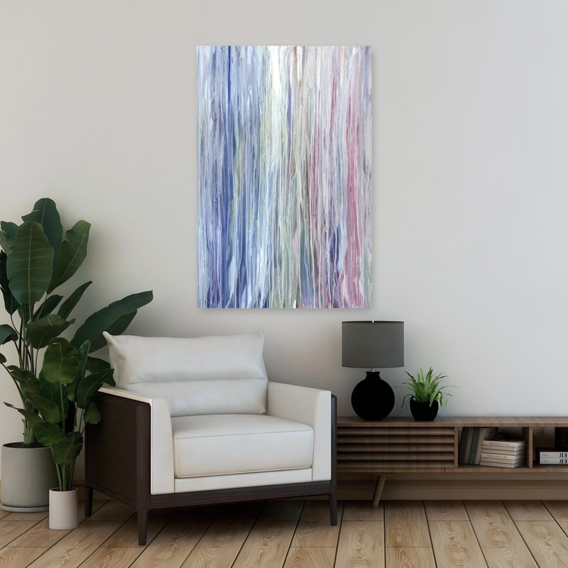 Art contemporain, art contemporain abstrait, H 36 po x l 24 po
