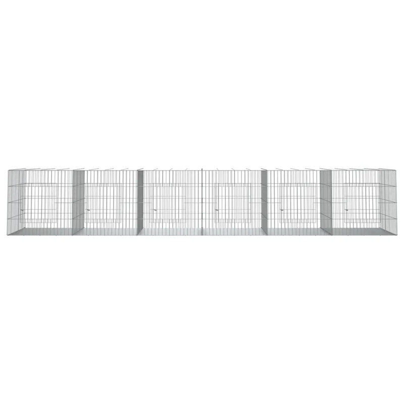 Donohue Weather Resistant Rabbit Cage, 54cm H x 327cm W x 79cm D
