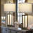 27” Tall Vintage USB Table Lamp Set with Nightlight, Bulb Included-386420170