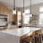 Winslow 1-Light Black Pendant with Seeded Glass Shade