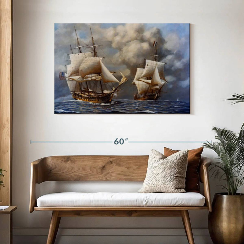 Mehar Naval Battle, 30" H x 45" W