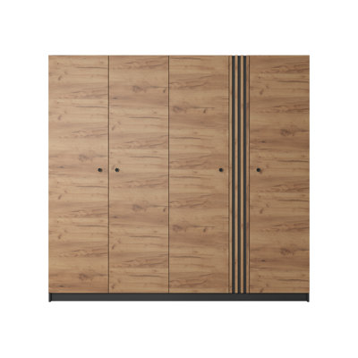 4 Door Manufactured Wood Wardrobe