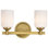 Solara - Vanity  - Frosted Ribbed Glass