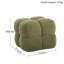 Robertas 53.1cm Wide Tufted Square Cube Ottoman-383358346