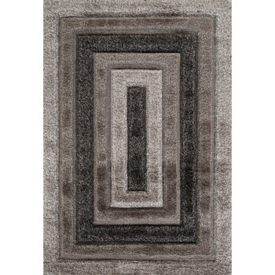 Kiawah Geometric Shag Area Rug