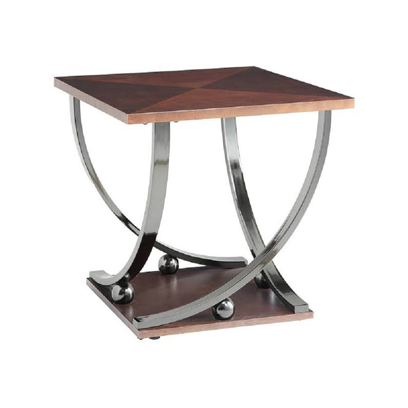 Table de bout avec rangement Akiel