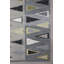 Tapis scandinave unique 9 pi 7 po x 12 pi 2 po gris / argent / or New Age