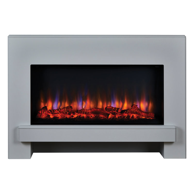 Eggleston Suncrest 116cm W White Electric Fireplace