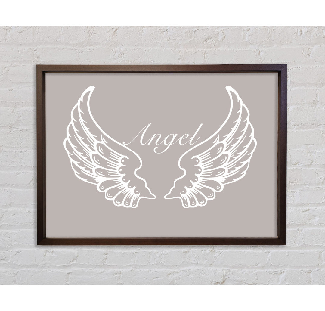 Angel Wings Beige - Druck