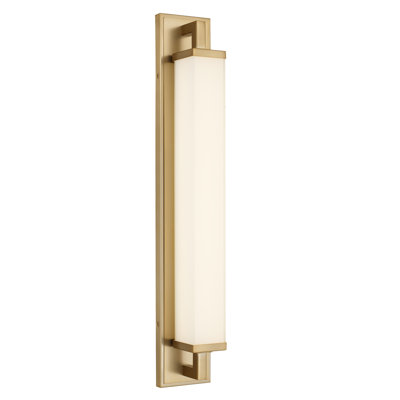 Barre d'éclairage intégrée pour meuble-lavabo à DEL