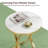 Versatile Design Sofa Side Table,Chic Round End Table,Narrow Coffee Table