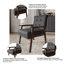 Chaise d'appoint en lin beige-1393147796