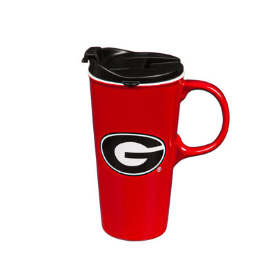 Seattle Kraken 17 oz. Ceramic Travel Mug with Gift Box