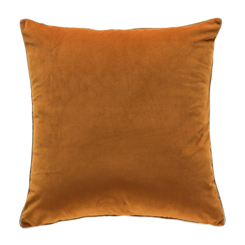 Housse de coussin Noah, Orange / argent