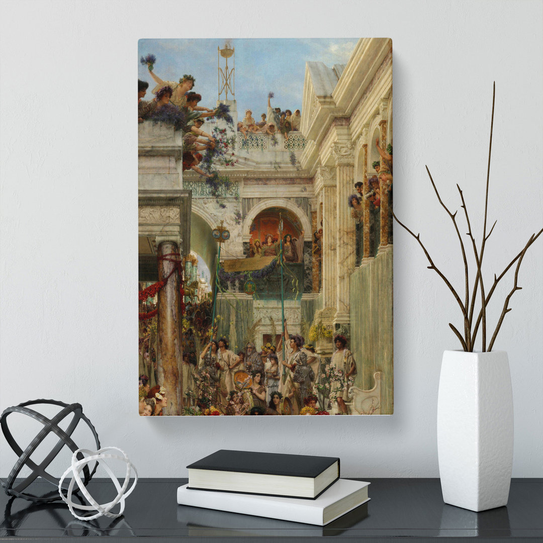 Spring by Lawrence Alma-Tadema - Wrapped Canvas Painting