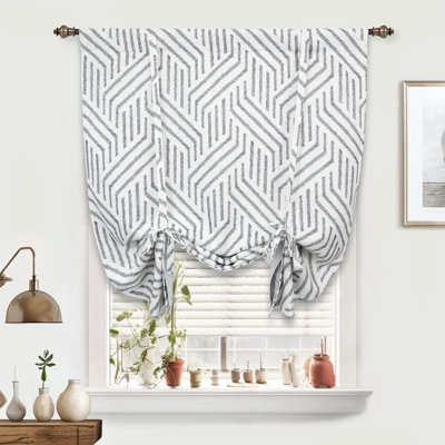 Gundeline Linen Blend Blackout Single Curtain Panel