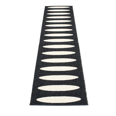 Tapis ELLA noir 2,25 x 12,25 pi