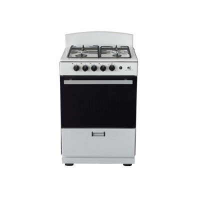 Cuisinière autoportante 24 po avec four d'une capacité de 3,0 pieds cubes - 4 brûleurs scellés Sabaf italiens - B