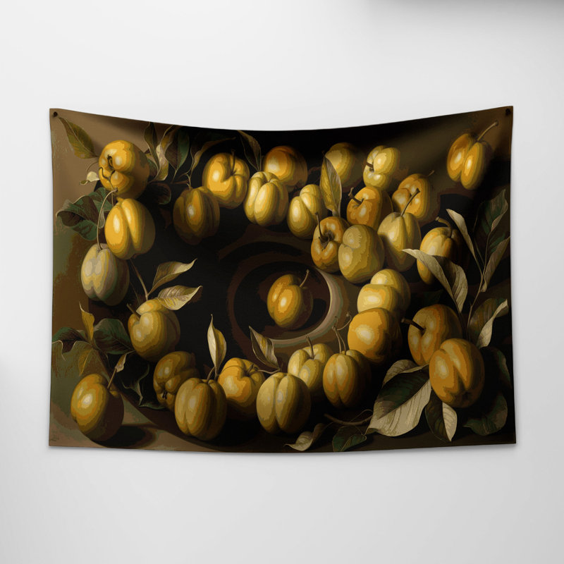 Tapisserie murale Fruit Medlar, 88 po x 104 po