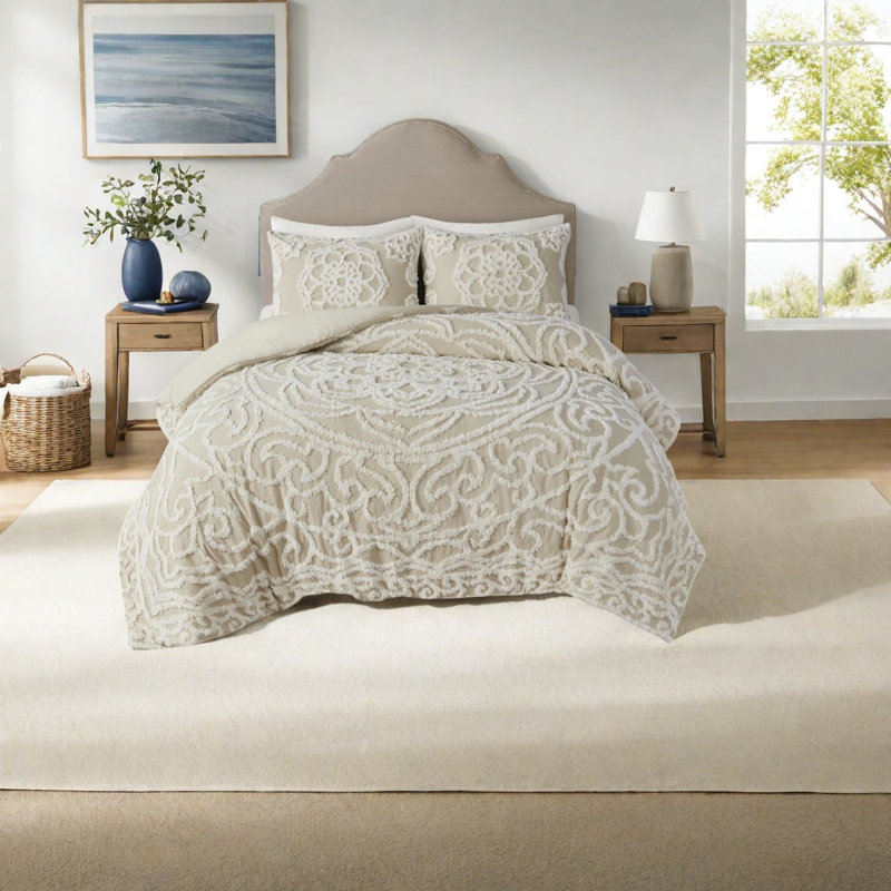 Ensembles de literie en coton de qualité supérieure, style bohème touffeté, confort toutes saisons