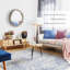 Miroir mural en bois 30,75 po