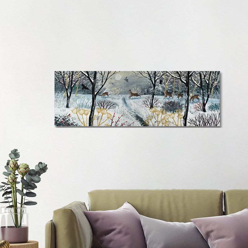 Through The Silence Of Snow by Jo Grundy - Wrapped Canvas Panoramic Print, 121.92 cm H x 40.64 cm W x 1.91 cm D
