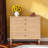 4-Drawer Chest with Solid Wood Foot-668096176