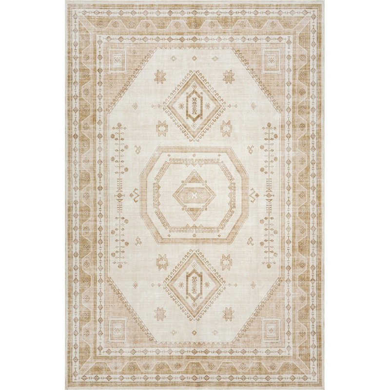  Sereniel Medallion Washable Rug, Rectangle 8'6" x 11'6"