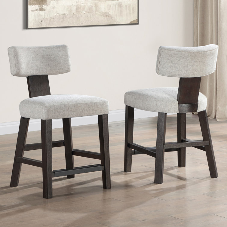 Chaise de comptoir rembourrée Oakley