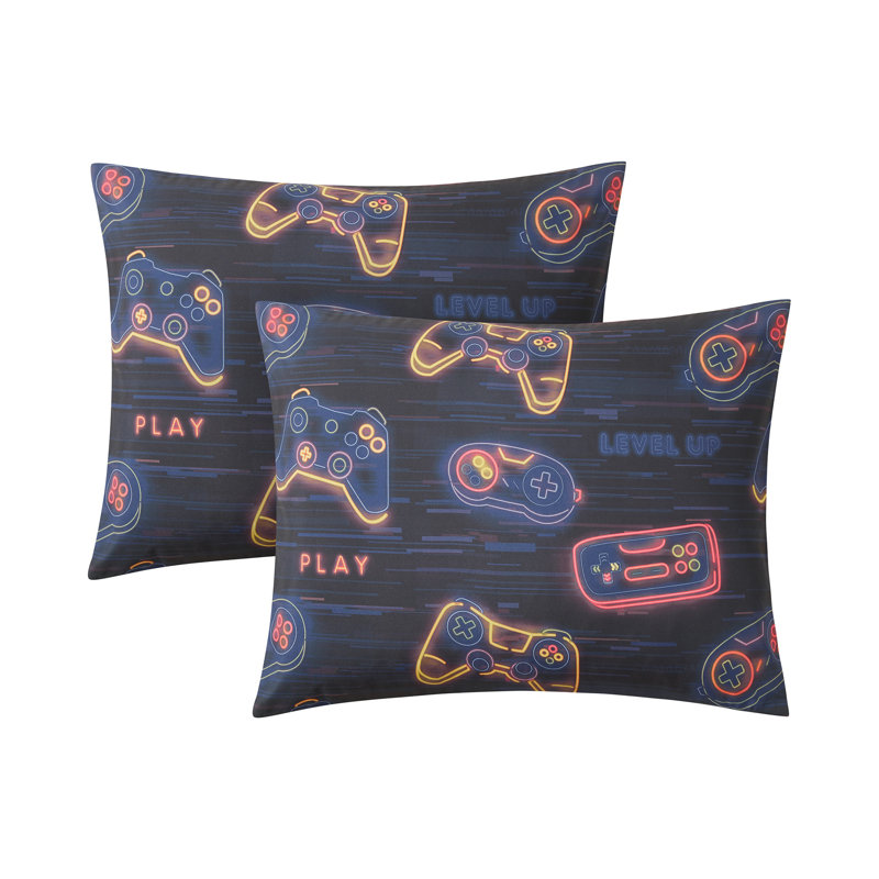 Ensemble de literie pour enfants Arcade, Édredon simple + 1 taie décorative
